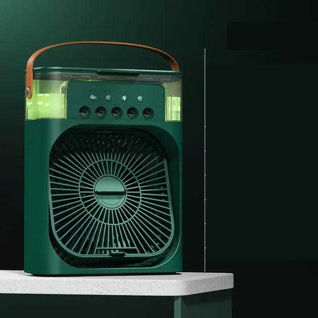 Mini Ar Condicionado e Umidificador Portátil 4 em 1 Fresh Wind