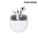 Air Pro 6 TWS Fones De Ouvido Sem Fio Bluetooth, Fones De Ouvido Originais, Mini Fones De Ouvido, Fones De Ouvido para Xiaomi, Android, Apple, iPhone